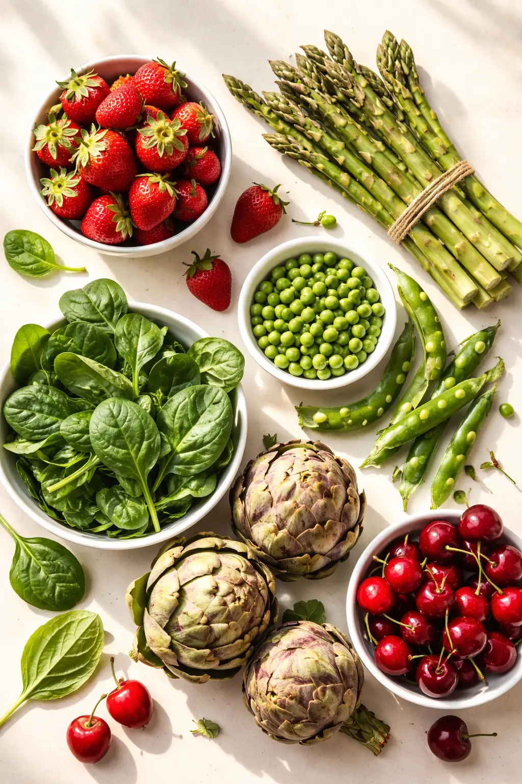 Frutta e verdura di Primavera